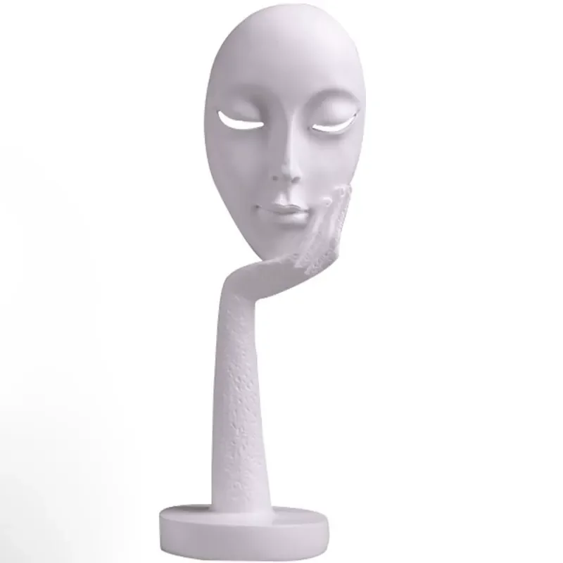 

Facial mask artwork decoration, living room wine cabinet entrance portrait decoration