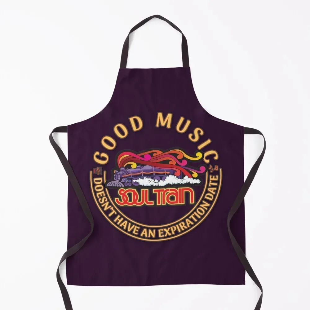 

Good music doesn't have an expiration date (SoulTrain) Apron Men'ss beauty master custom women's kitchen Apron