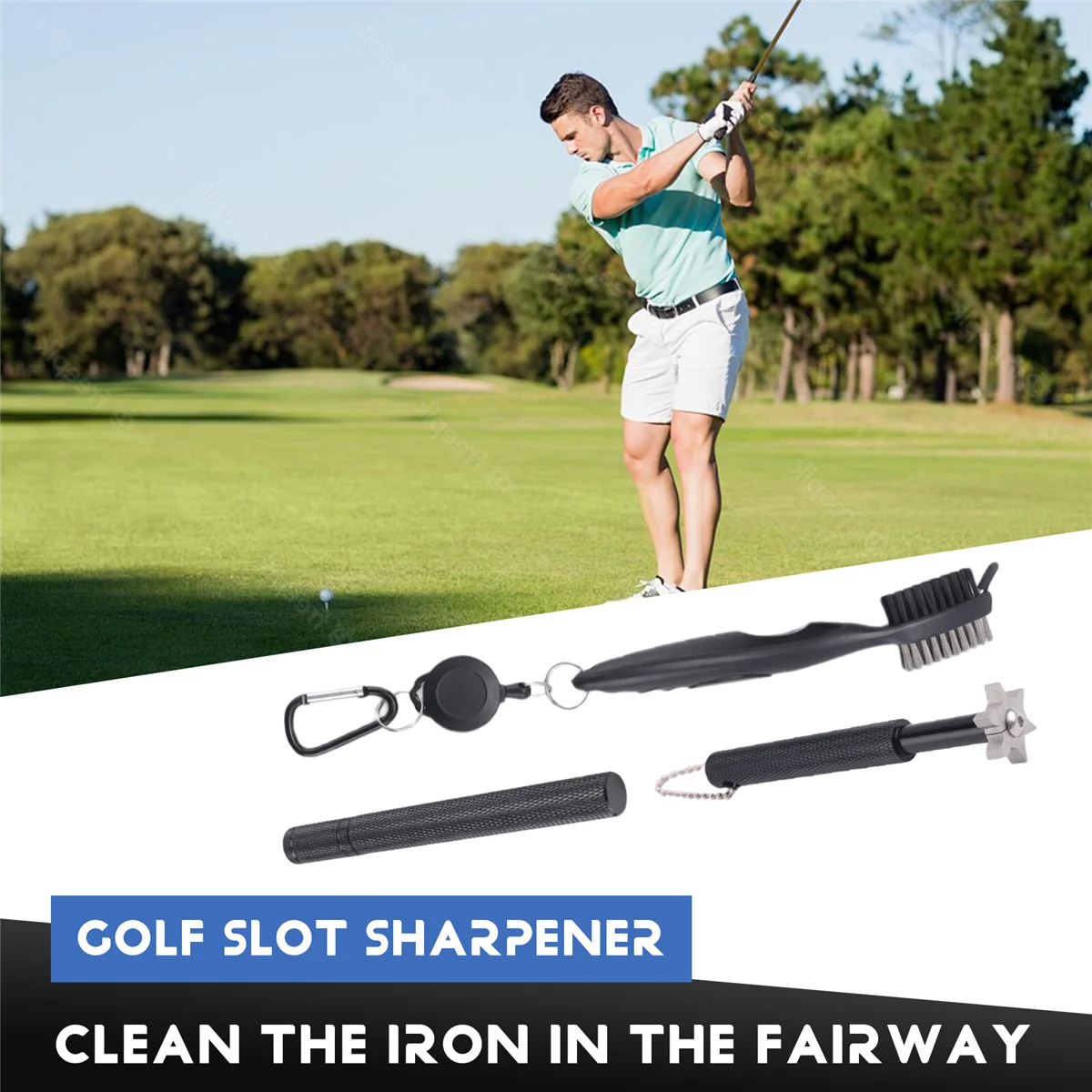 【Livraison Rapide】Einziehbare Golfbürste