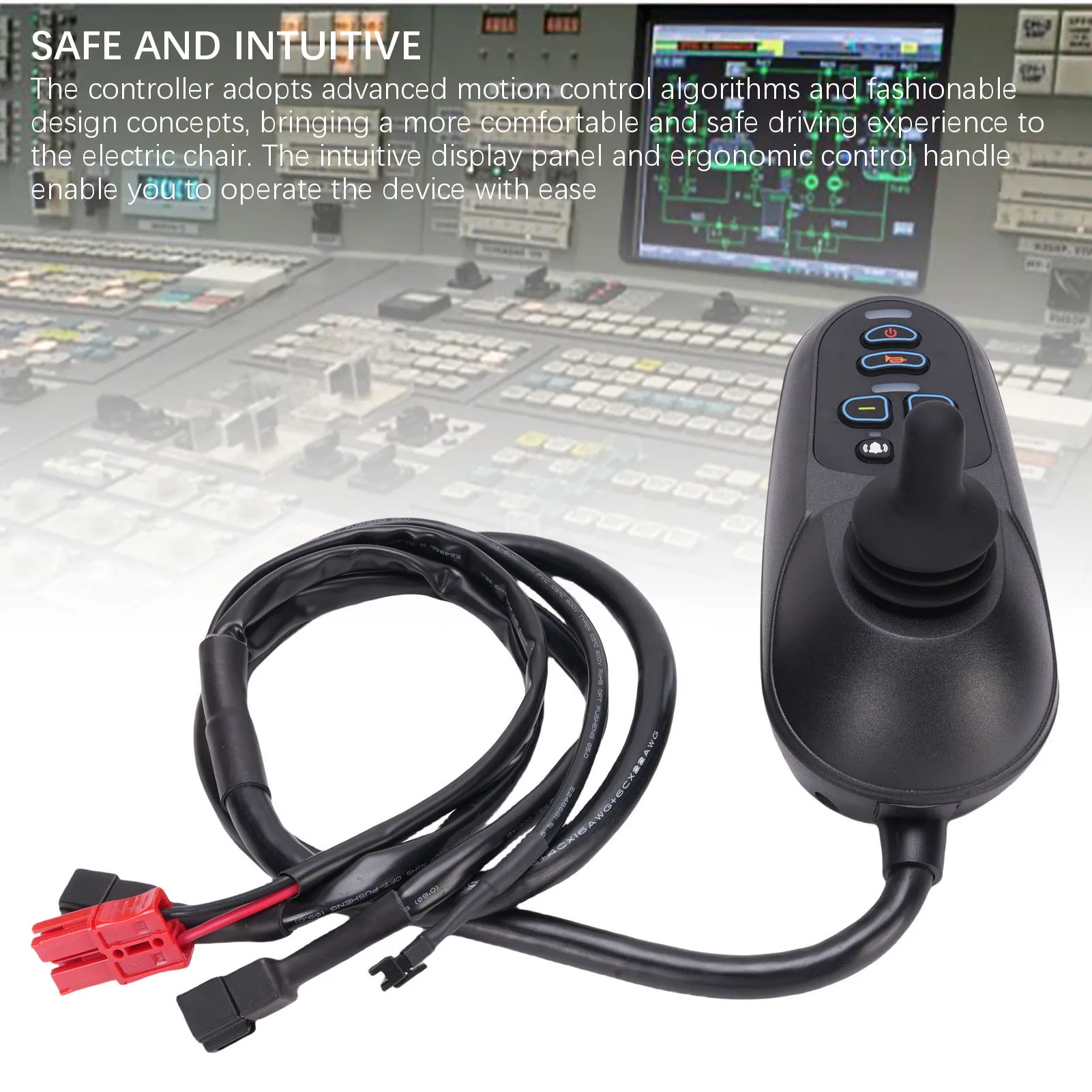 Electric Chair  Controller Electric Chair Controller Joystick 50A  with High Current Magnetic Brake Connector