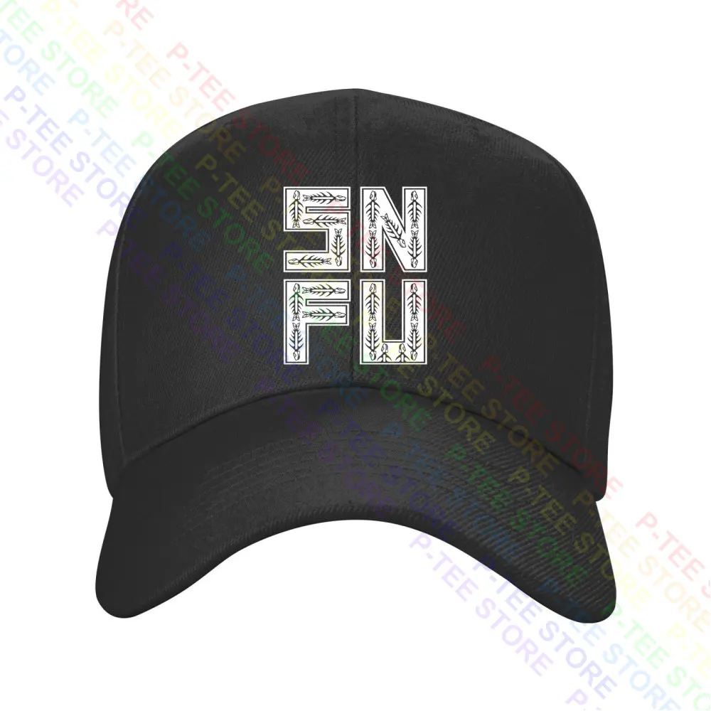 

Snfu 90S Band Open Your Mouth And Say Snfu Baseball Cap Snapback Caps Knitted Bucket Hat