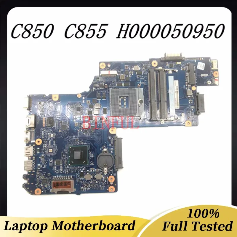 H000050950 High Quality Mainboard For Toshiba Satellite C850 C855 L850 L855 Laptop Motherboard SJTNV HM70 100% Full Working Well