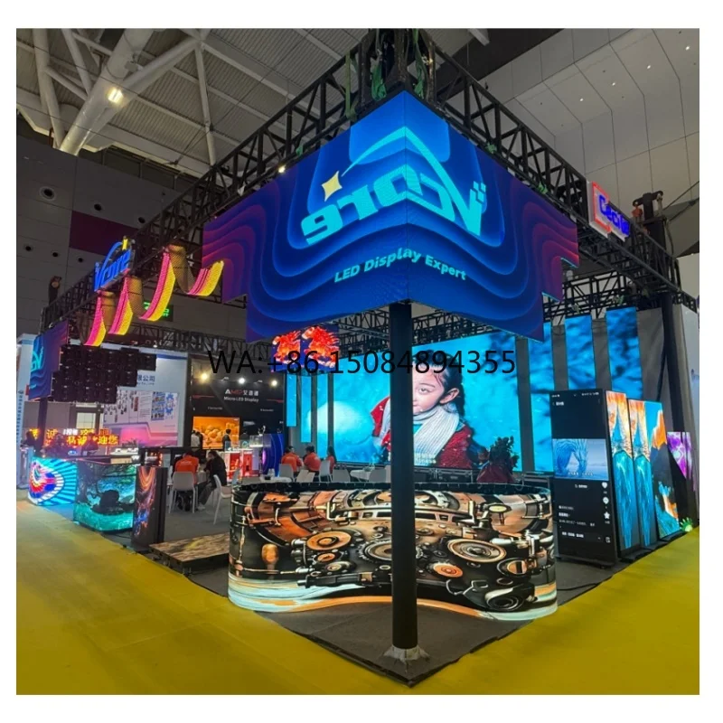 High Quality P3.91 Stage Rental LED Display for Concerts Events With 500x500mm Die-casting Aluminum Cabinet Panels