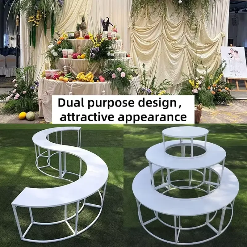 JDR JDR Creative Large Metal Display Stand Multifunctional Baby Shower Party Table & Banquet Site Decoration