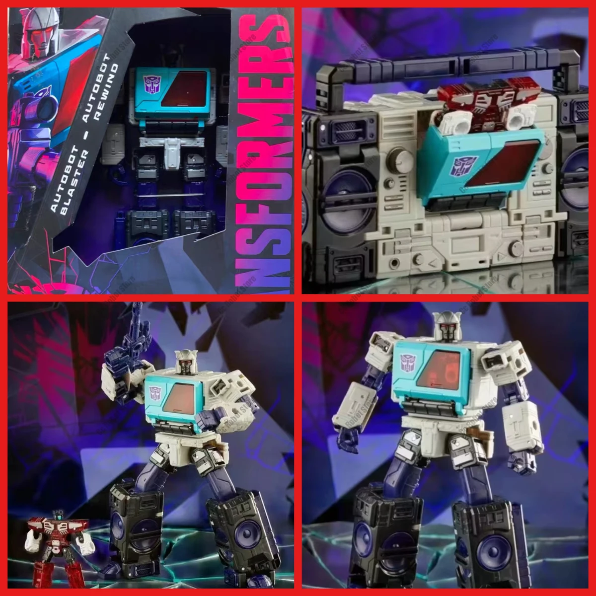 

[В наличии] Популярная игрушка: фигурка из разбитого стекла Shockwave Rewind Voyager, коллекционный подарок