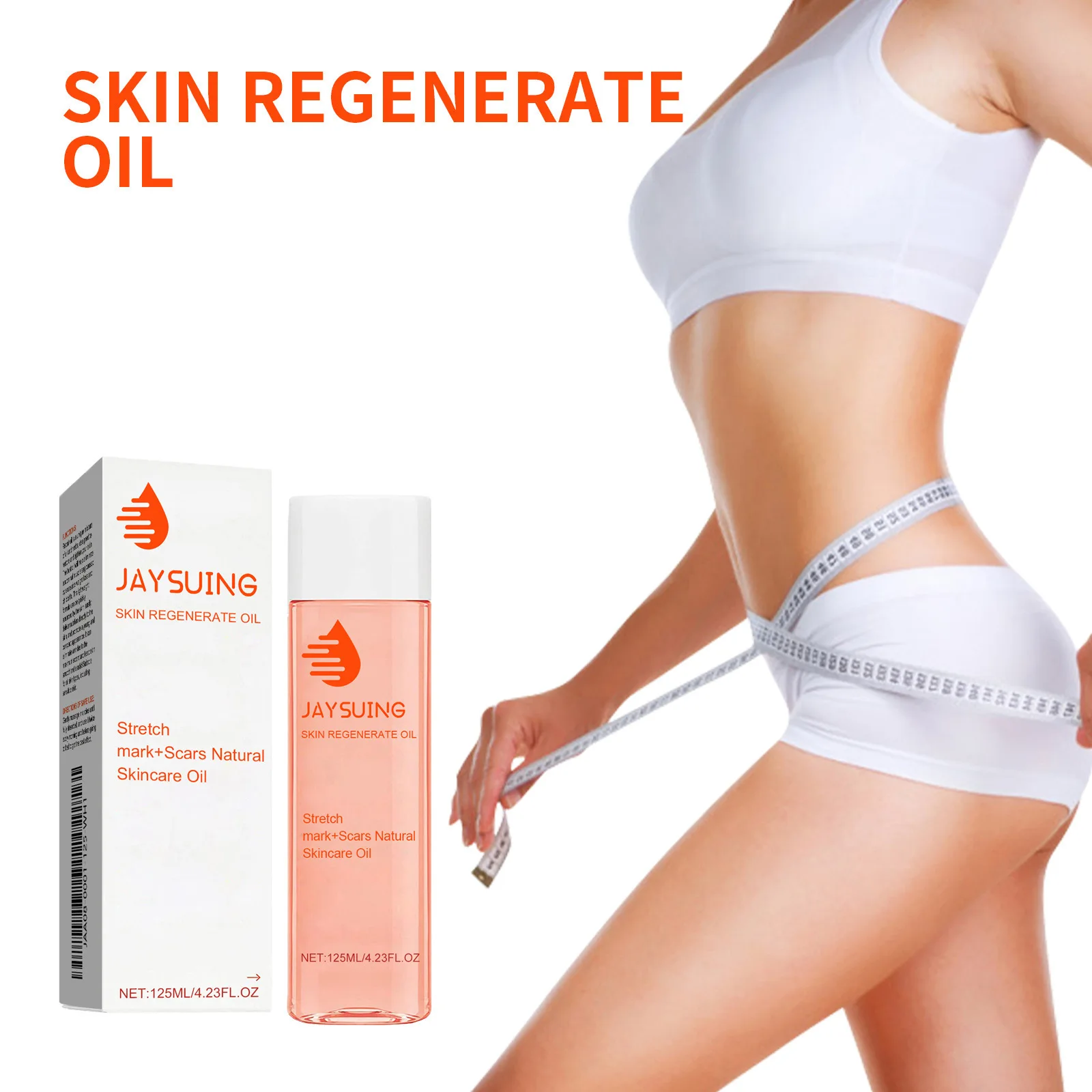 2 pcs Skin Care Oil, Abdominal Skin Moisturizing Massage Care Smoothing Body Skin Care Oil