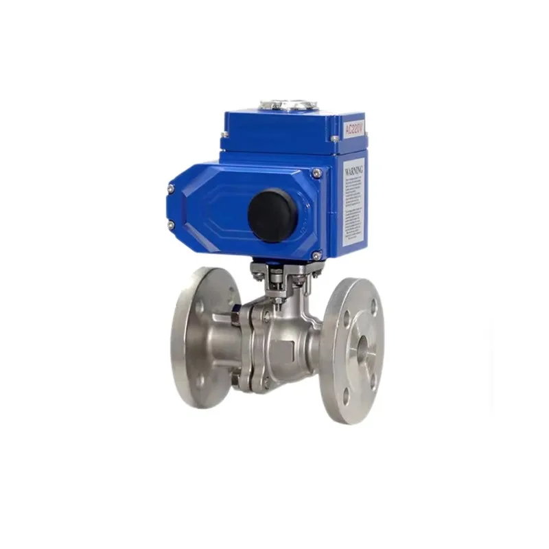 Electric Ball Valve 3 inch Electric Control Ball Valve, Flanged Water Valve, Water Flow Control