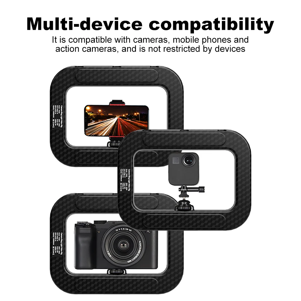 جهاز فيديو للهواتف الذكية مع ضوء لتسجيل فيديو الكاميرا على YouTube