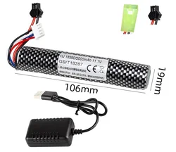 3S 11.1V 2000mAh 10c akumulator litowo-jonowy do elektrycznego żel wodny Ball Blaster zabawki pistolet/ekologiczne koraliki kule zabawki wiatrówka część