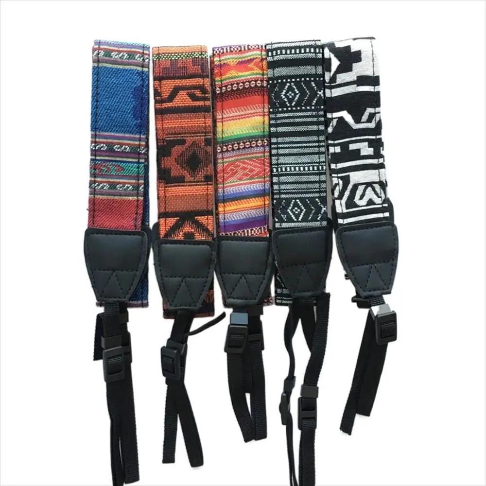 Lightweight Camera Accessories Adjustable Anti-slip SLR DSLR Camera Neck Belt Camera Shoulder Strap Vintage Cameras Strap