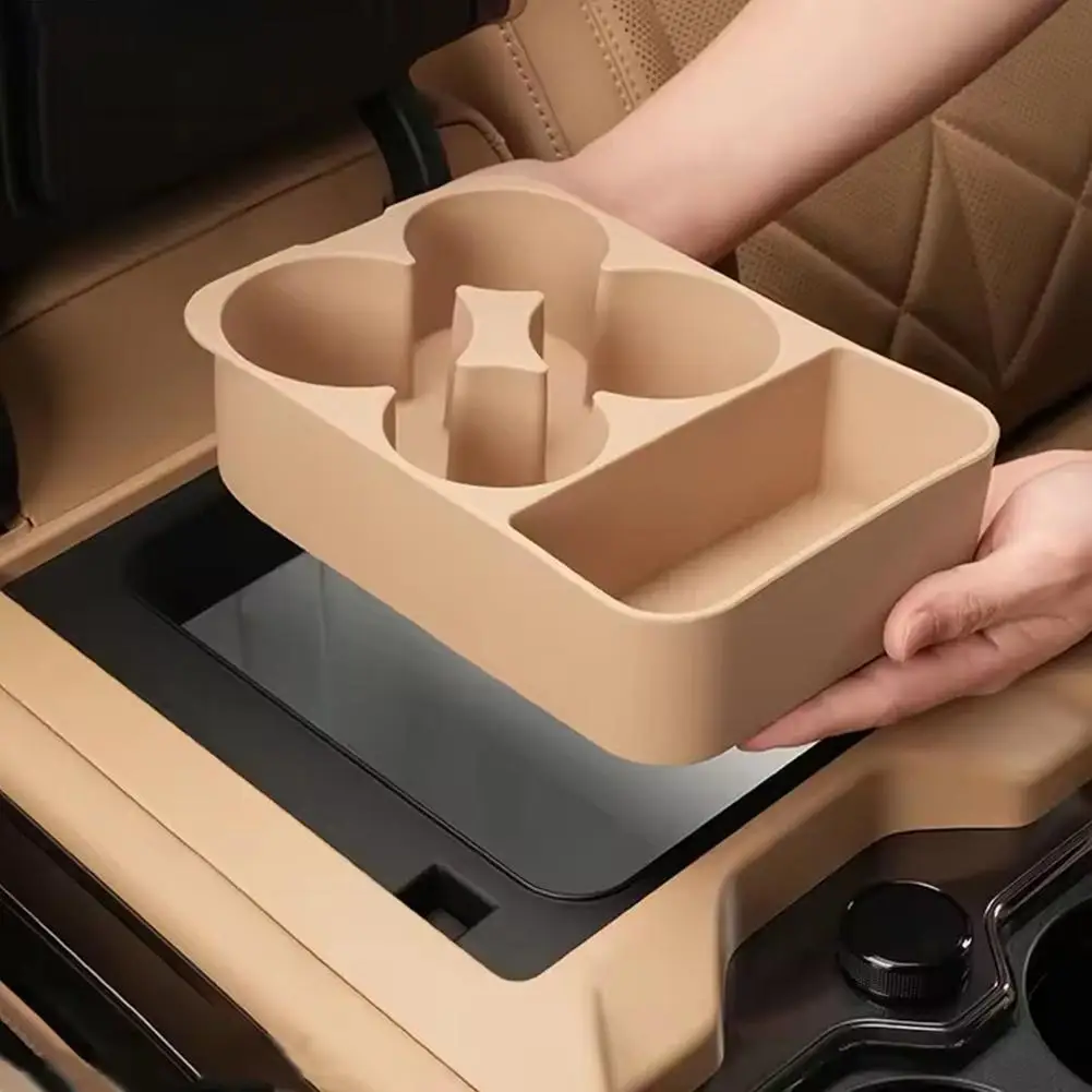 لتركيبة ليوبارد 8 اللون الأصلي سيارة سيليكون الثلاجة وسادة وحدة التحكم المركزية تخزين مسند الذراع صندوق حصيرة لوازم السيارات الداخلية