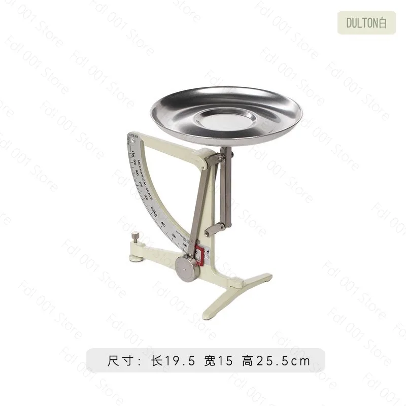 Balance de cuisine de table en métal, design rétro simple, 1 kg