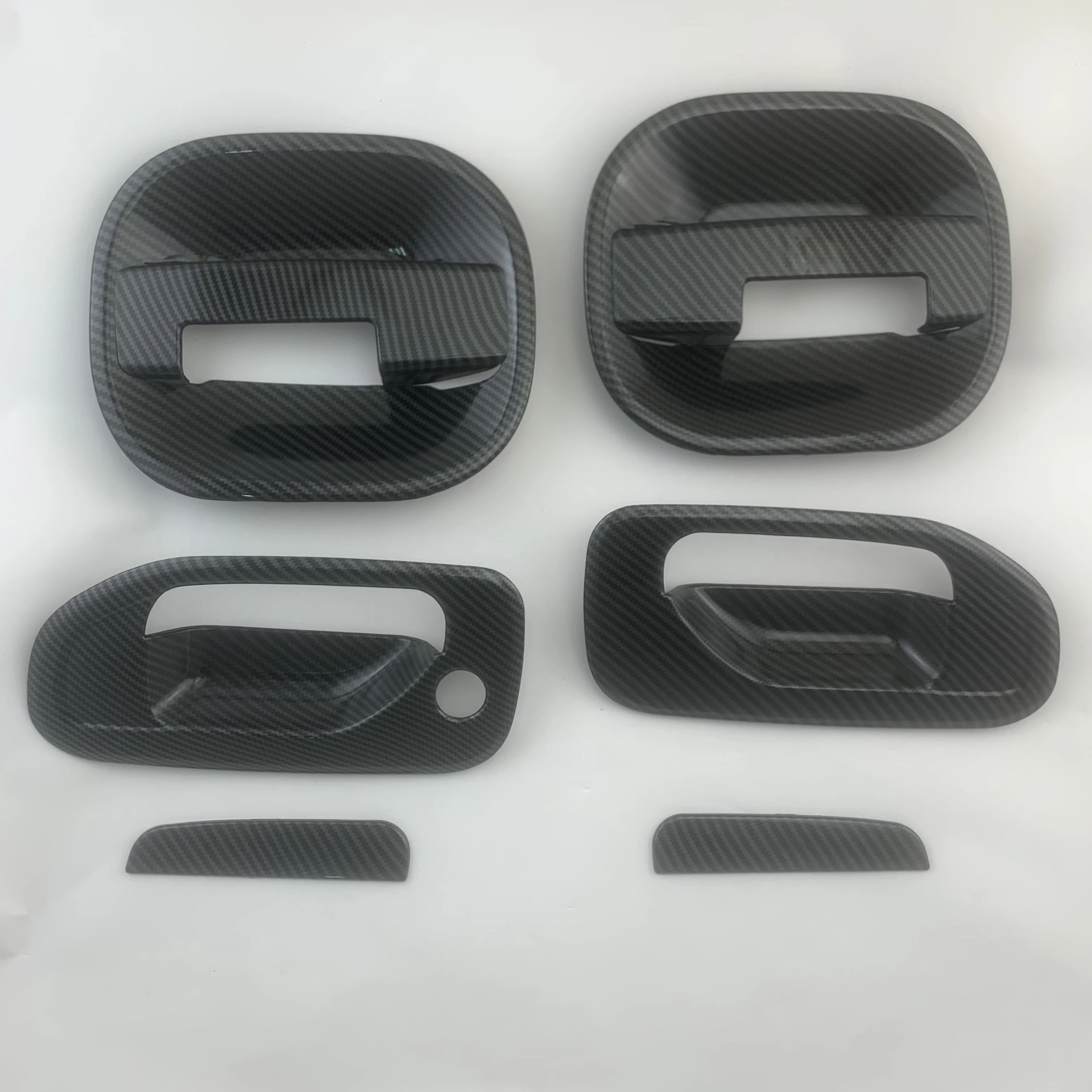 Yoyo Carbon Car Accessories Handle Bowl Cover Trim Paste Style For Nissan NV200 Evalia 200 2013 2014 2015 2016 2017 2018