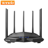 Tenda AC11 Gigabit WiFi Router AC1200 Dual Band 2.4G 5GHz MU-MIMO Smart App Control Management W/ 5 Antennas Signal Amplifier