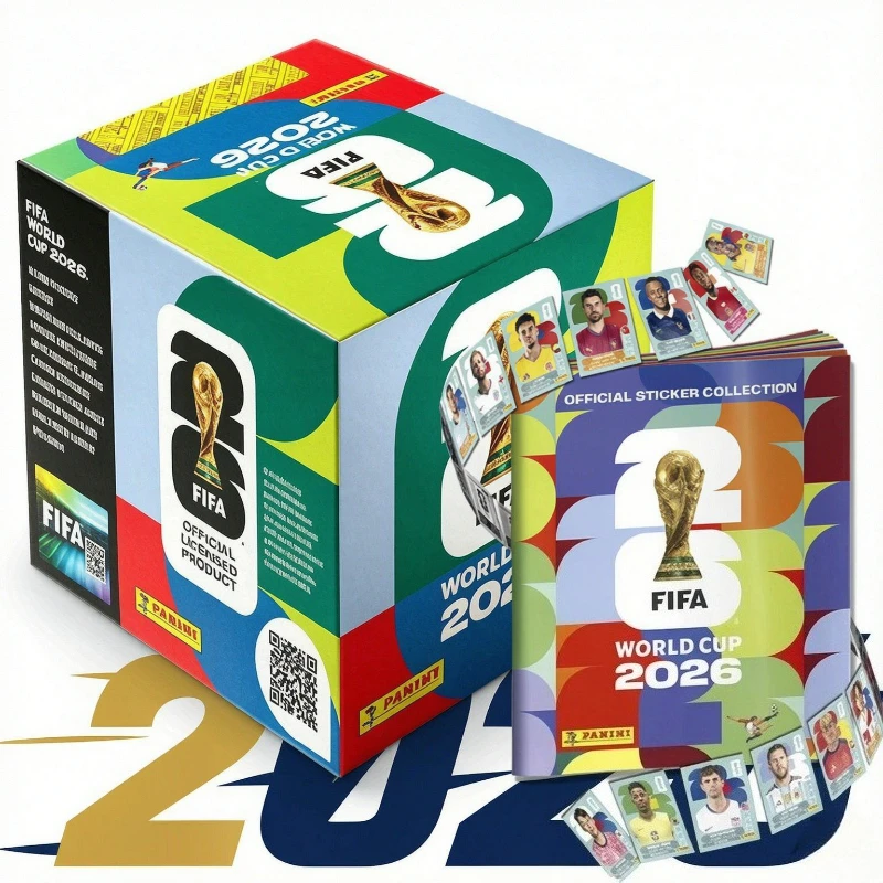 Genuine Panini 2026 FIFA World Cup Stickers International Rare Collection Football Fan Souvenir Gift
