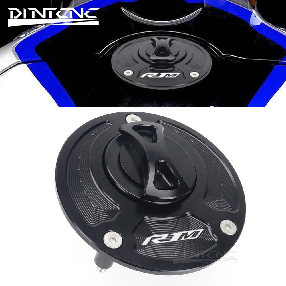 

Motorcycle Accessories Fuel Gas Tank Cover For YAMAHA YZF R1 R1M R7 R6 R15 R15M R3 Quick Release Rotate Aluminum Oil Cap Racing