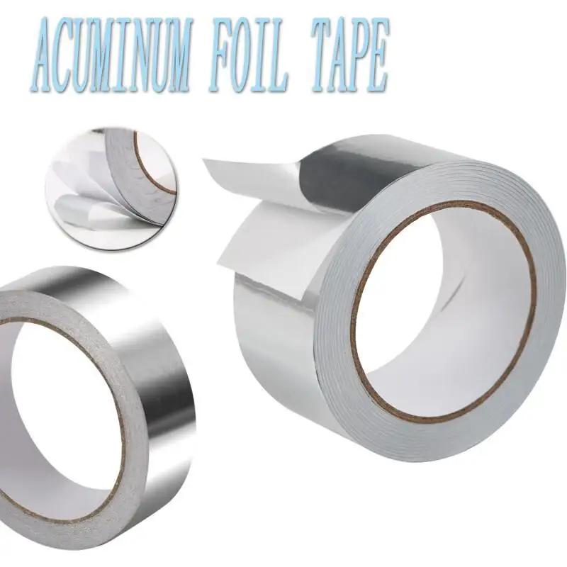 High Temperature Resistant Smoke Exhaust Pipe Sealing Kitchen Cauldron Leak Proof Sunscreen Heat Insulation Aluminum Foil Tape
