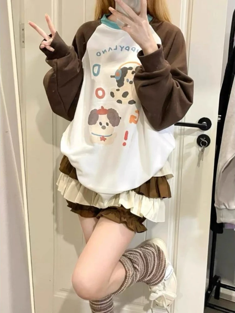 Sweet Lolita Lace Pumpkin Shorts Women Casual Cute Fluffy Cake Skirt Summer Y2k Harajuku Fashion Slim Fit Mini Skirt Chic New