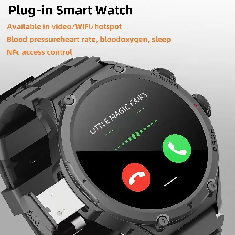 

GoldenSpike H12 Smartwatch 4G 5G LTE Android Smart Watch With 1.6'' Amoled 720*720 HD resolution Blue Light GPS Position WIFI