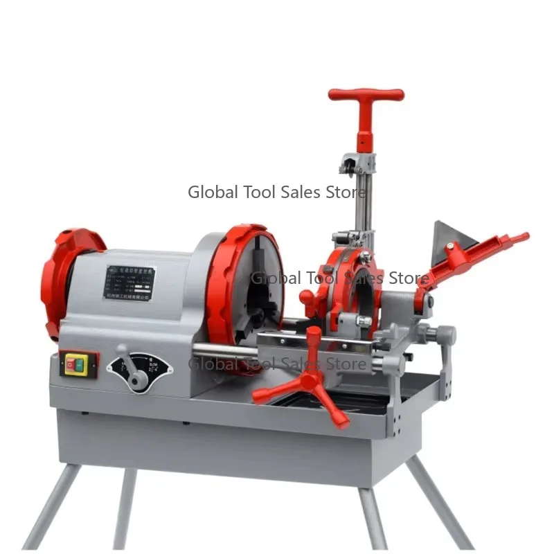 Electric 4-Inch Steel Pipe Threading Machine Heavy-Duty 1/2' to 4' Pipe Threader for Wholesale Products Power Pipe Threader