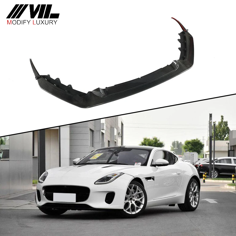 

3 шт./компл. передний бампер из углеродного волокна для Jaguar F Type X152 2018-2019