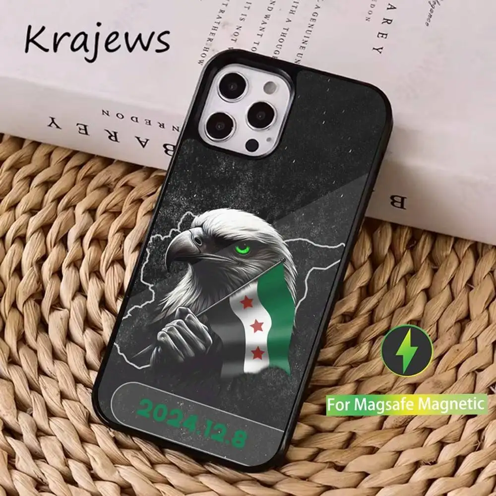 FREE ART SYRIA FLAY Phone Case For iPhone 16,15,14,17,13,12,11,Pro,Max,Plus,Mini, Magsafe,Magnetic Wireless Charging Case - Image 5