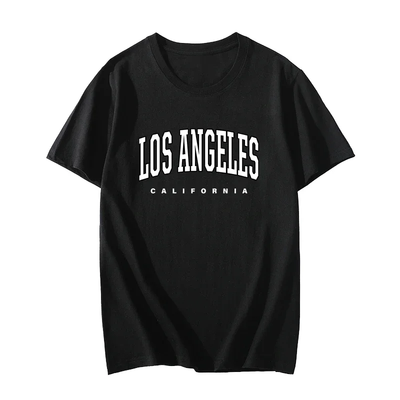 Los Angeles Heißer Verkauf T-shirt Hohe Qualität Männlichen Casual Sport Baumwolle Tees Hause