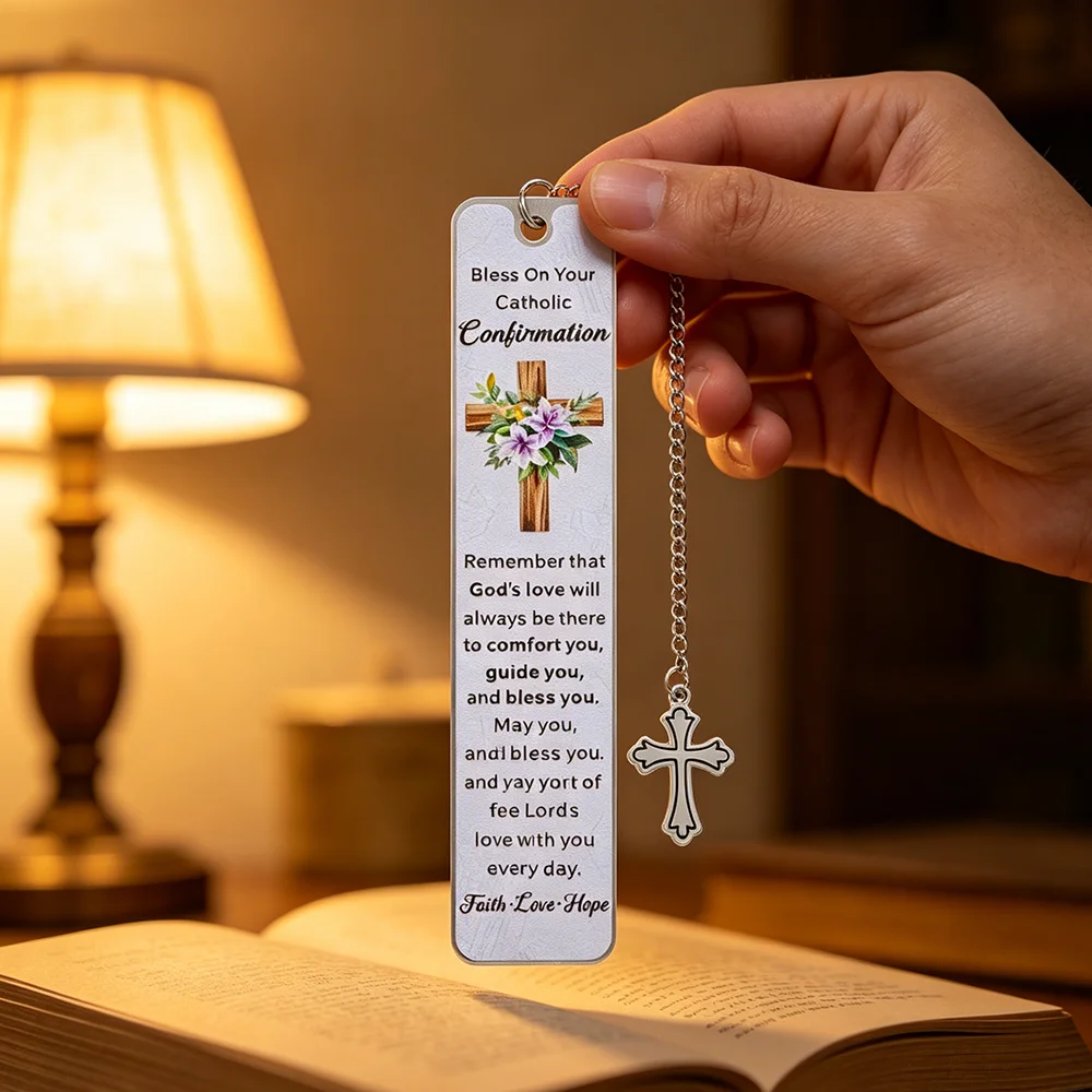 2026 First Communion Gifts for Girls 1st Holy Communion Gift for Teen Girls Kids Religious Bookmarks Catholic Bookmark view 3