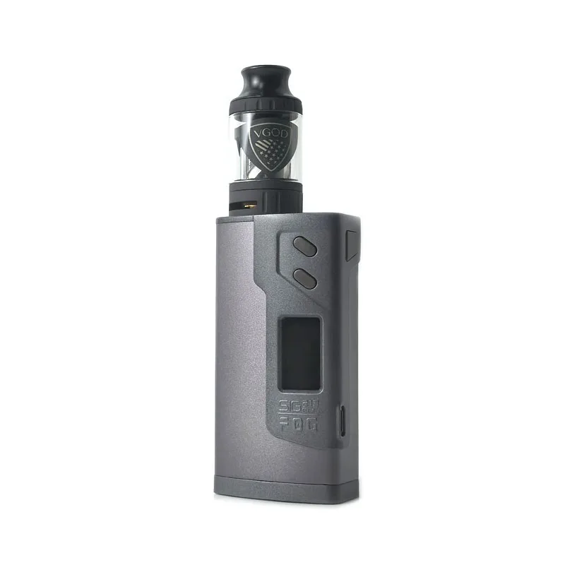 Autêntico Sigelei 213 FOG 213W Caixa Mod 5 ~ 213W Suporte Vape Tanque de 0,1-3,0ohm Alimentado por Dual 18650 Auto Smart Curve Output E Cigs