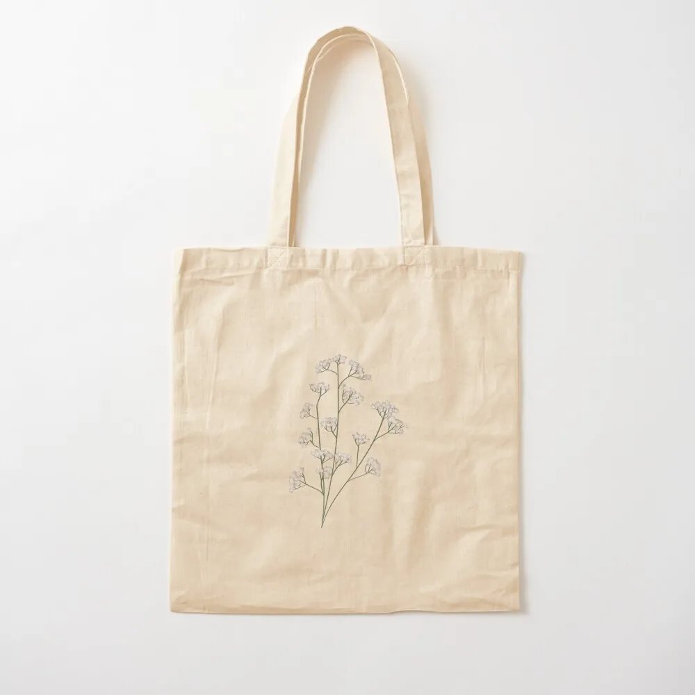 

baby's breath Tote Bag canvas tote Reusable bags custom tote bag