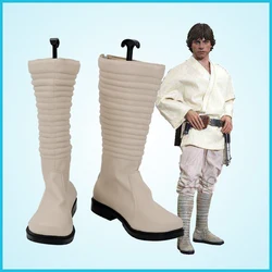 Star Cosplay Luke Skywalker Cosplay PU Boots Shoes Halloween Cosplay Prop