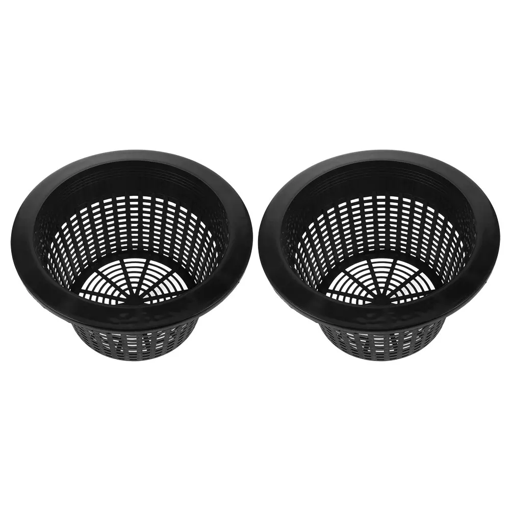 

2pcs Hydroponic Planter Pots Large Capacity Mesh Net Cups Aquatic Garden Plant Baskets Thickened Net Bottom Lily Orchid Grow