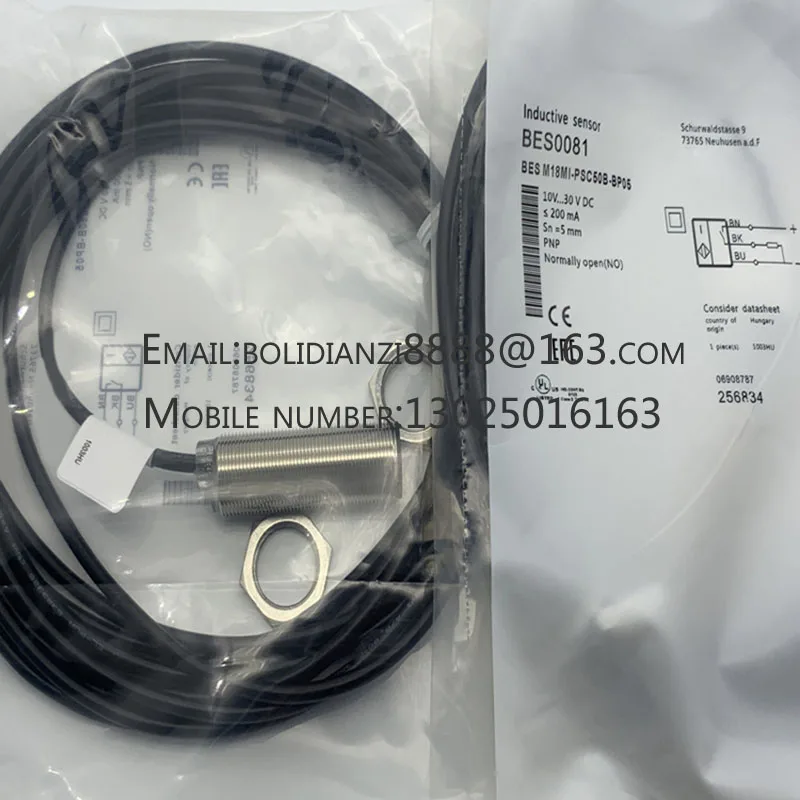 Novo Sensor para Interruptor de Proximidade, BES M18MI-PSC50B-BV02/05, Em Stock