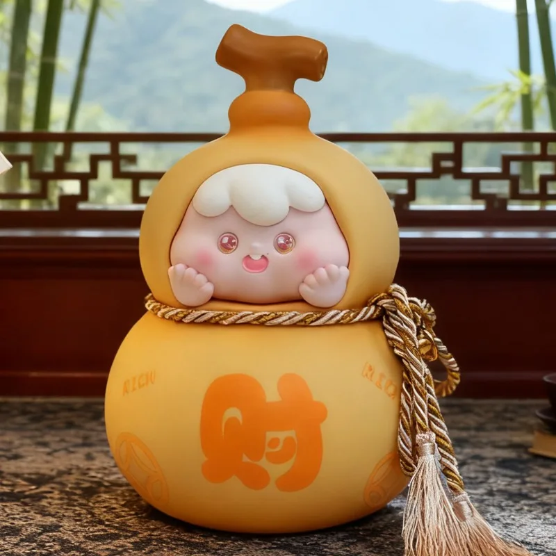 Calabash Kawaii Money Boxes Clear Unique Aesthetic Design Decoration Save Space Cute Piggy Bank Creative Spaarpot Home Decor