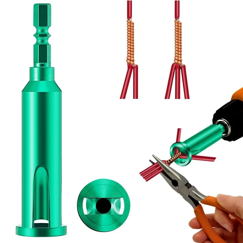 Universal Steel Wire Twisting Tool High Hardness Power Tools Wire Stripper Tool Wear-resistant Quick Connector
