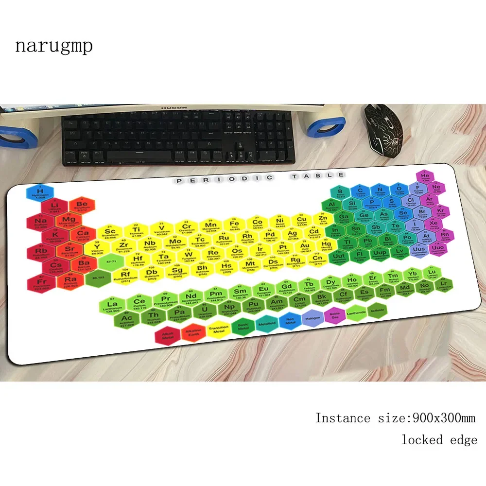 table of the elements pad mouse computer gamer mouse pad best padmouse big Christmas gifts mousepad ergonomic gadget office mats
