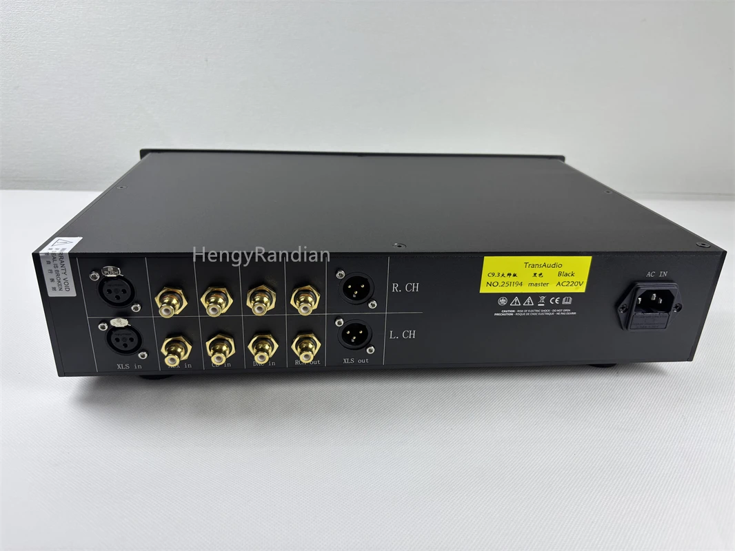 المضخم المسبق الراقية MASTER C9.3 مرجع الدائرة MBL6010D، OPA828 NE5534، 4 مدخلات 2 مخرجات ALPS27 مع جهاز تحكم عن بعد #4