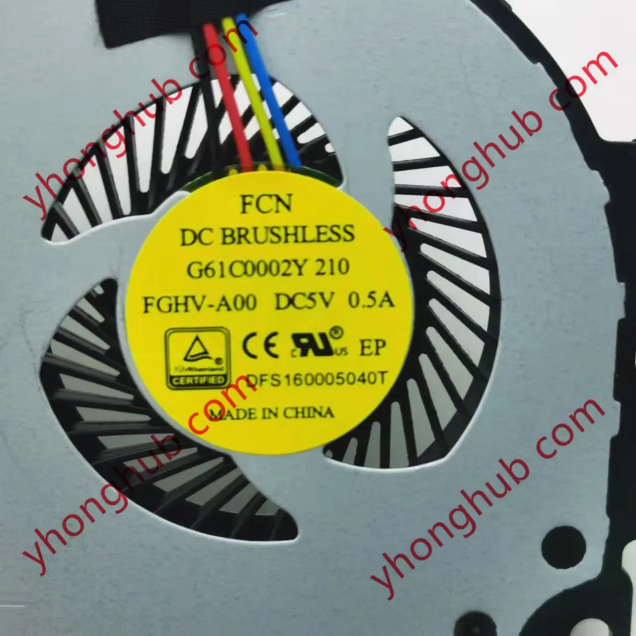 FCN A50-C DFS 160005040 T G61C0002Y 210 FGHV-A00 DC 5V 0.5A Ventilador de refrigeración