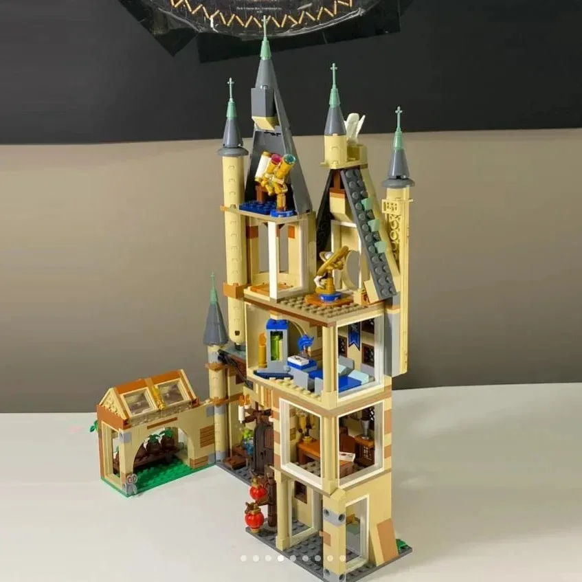 Miniso Disney Hogwarts Castle Astronomy Tower 75969 Building Blocks Kit Great Hall and Whomping Willow Sets Toys Christmas Gifts