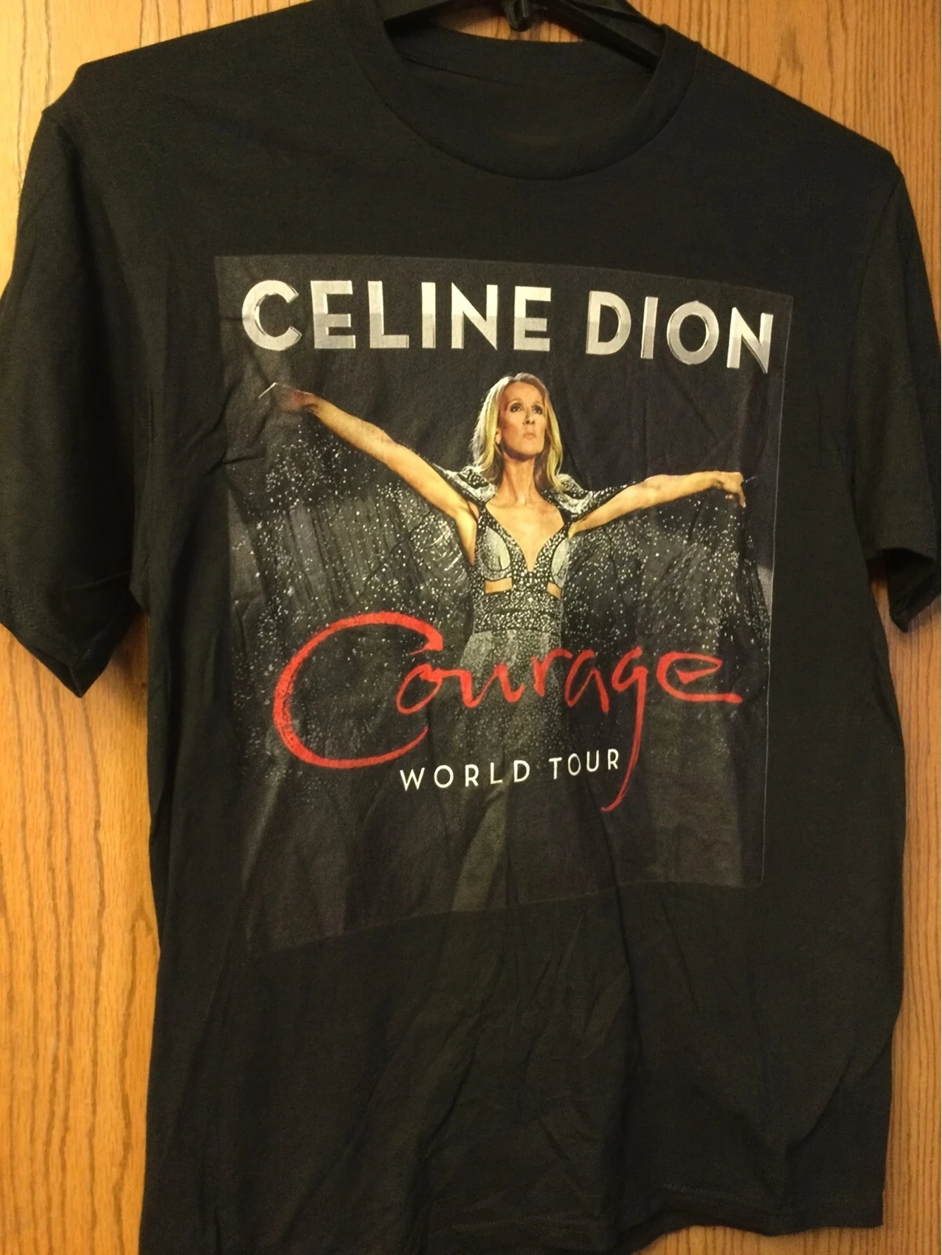 Camiseta Conmemorativa de la Gira Mundial de Dion Celine Courage 2026, Última Edición Impresa, Apta para Conciertos de Dion Celine y Uso Diario