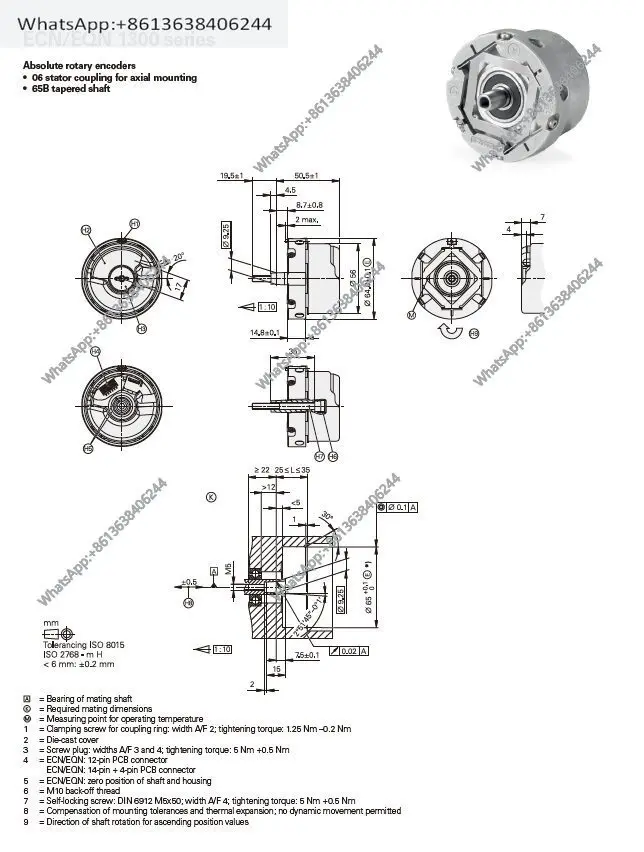 Heidenhain EQN1325 512 Original Imported 827039-04 Encoder Quality Assurance