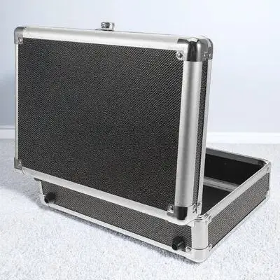 

Aluminum Alloy Toolbox Safe Lock Portable Tool Case Large Metal Toolbox Organizer Handle for Craftsman Accessory Box
