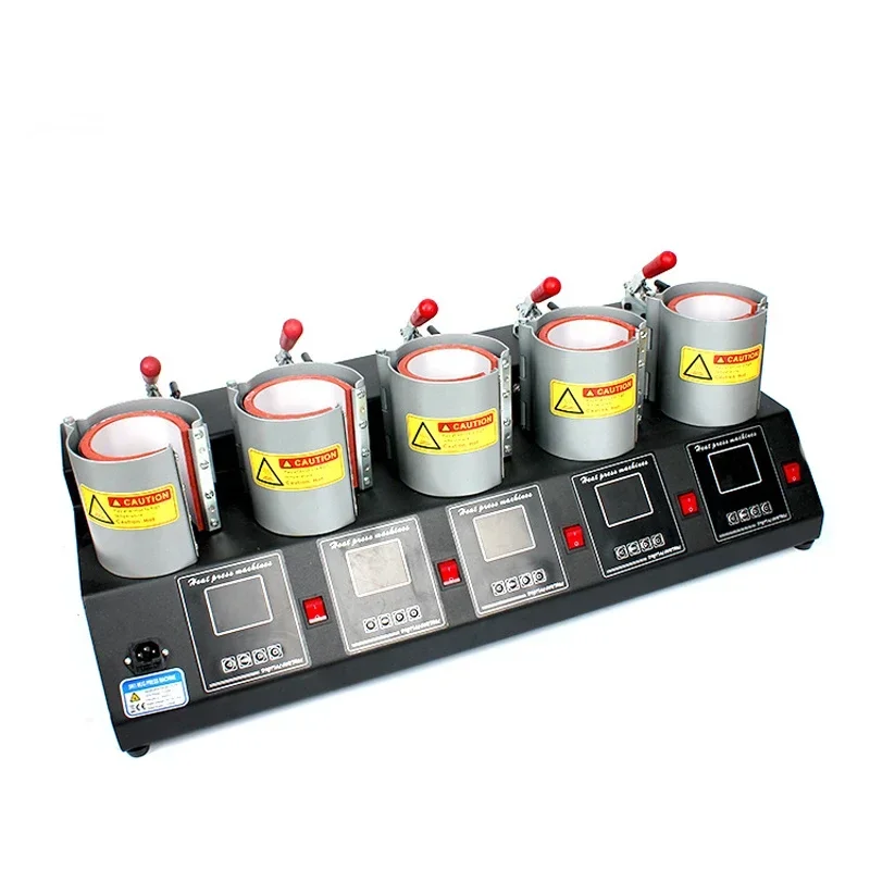 NEW coming 5 in 1 mug press machine for sublimation blanks tumbler cups mug press machine