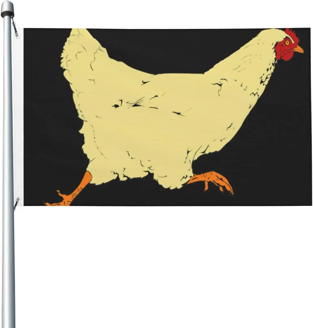 Flagicts 100% Polyester Animal Farm-Chicken Run Flag
