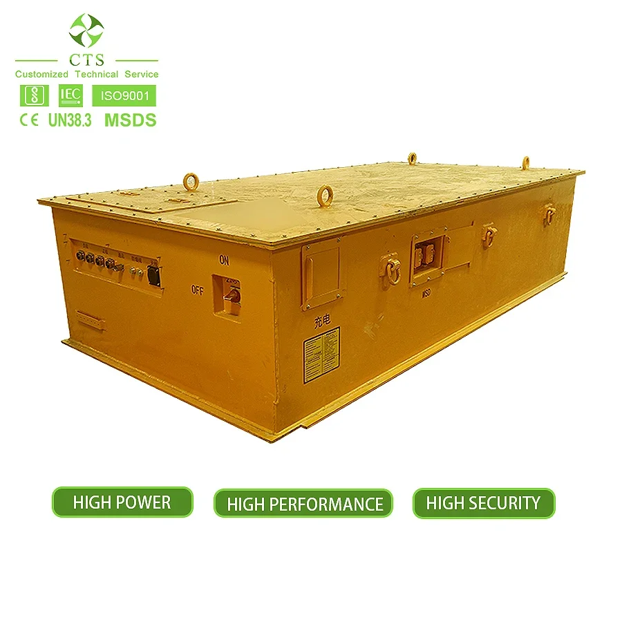 Batteria al litio personalizzata 537v 420ah Lifep4 per trattore nel tunnel
