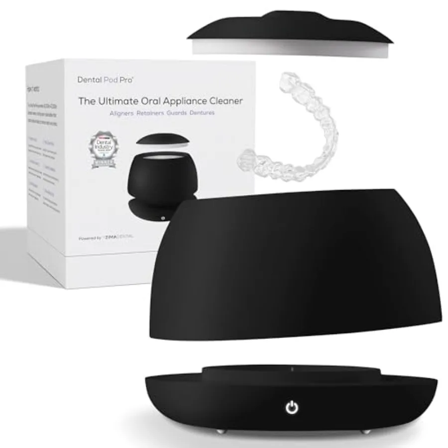 

Ультразвуковая машина для чистки капп Pod PRO: высокоэффективное устройство для ухода за зубными протезами, элайнерами и ночной защитой для зубов