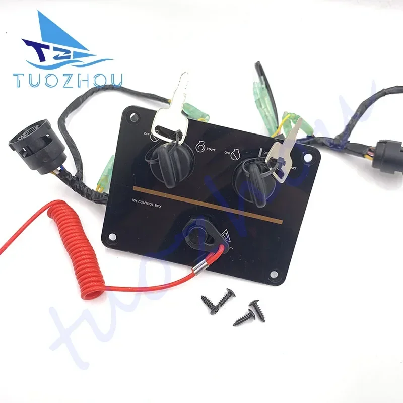 

For Yamaha Top Twin Dual Key Switch Assembly 704 Special for Vertical Panel 6K1-82570-08 6K1-82570-13-00