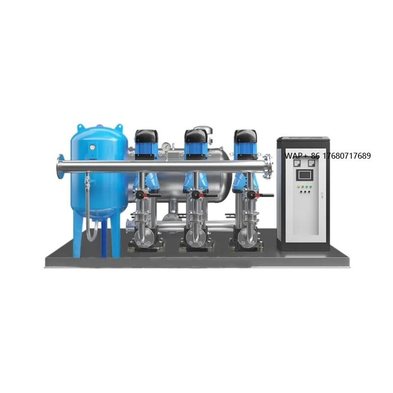 

Stainless Steel Secondary Water Supply System Fully Automatic Constant Pressure Pump Residential Water Treatment Equipment