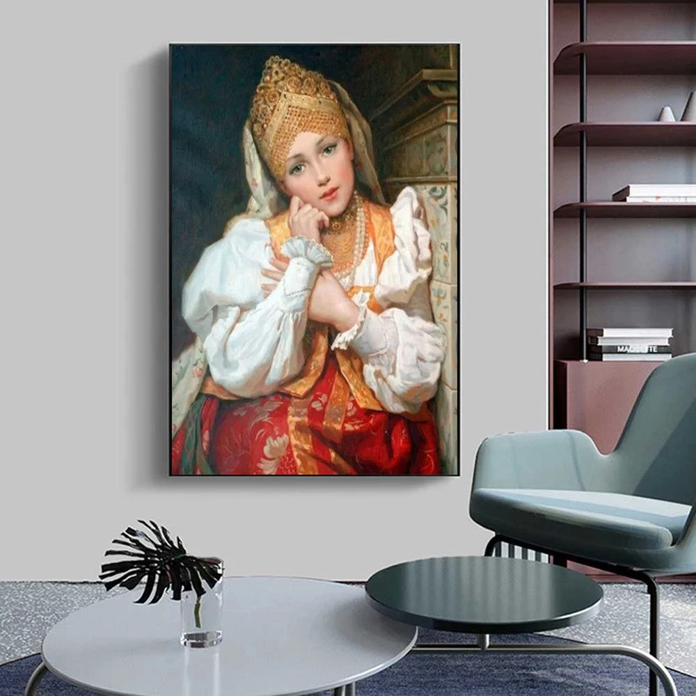 GATYZTORY Painting By Numbers Girl Drawing On Canvas Handpainted Gift Diy Figure Picture By Number Kits Home Decoration