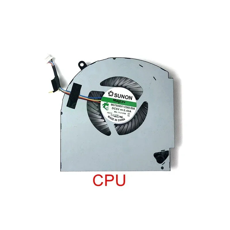 جديد الأصلي محمول وحدة المعالجة المركزية GPU مروحة التبريد لديل Alienware 17 R4 R5 GTX1080 P31E برودة MG75090V1-C060-S9A MG75090V1-C070-S9A